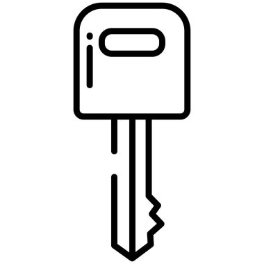 Anahtar. Web simgesi basit illüstrasyon 