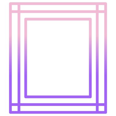 çerçeve simge vektör çizim 