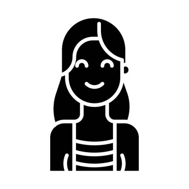 avatar simgesi web vektör çizimi