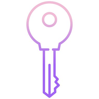 Anahtar. Web simgesi basit illüstrasyon 