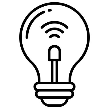 Basit vektör simgesi, ışığın gösterimi