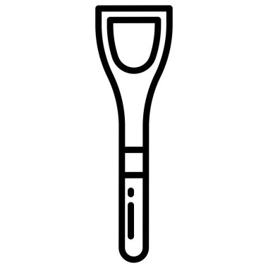 Beyaz arkaplanda basit vektör simgesi