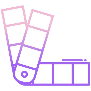 Modern ofis simgesinin vektör illüstrasyonu