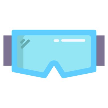 Gözlük. Web simgesi basit illüstrasyon