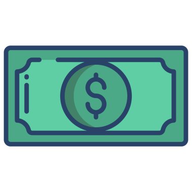 Para için. Web simgesi basit illüstrasyon