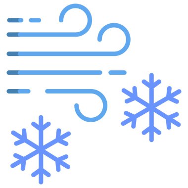 Kar. Web simgesi basit illüstrasyon