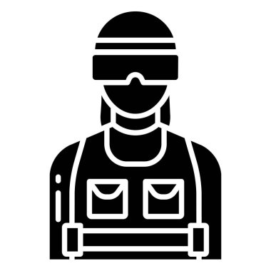 kadın web simgesi basit illüstrasyon