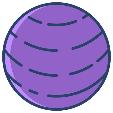 mor gezegen. Basit resimleme