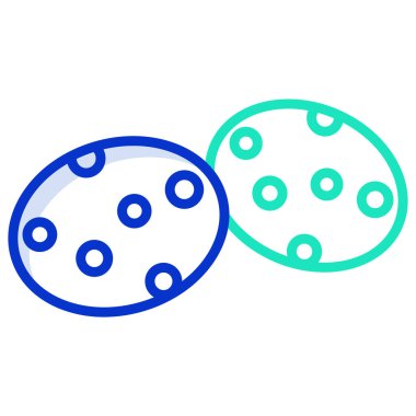 Bir gezegen simgesinin vektör illüstrasyonu