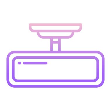 Ayna simgesinin İllüstrasyon Vektörü grafiği