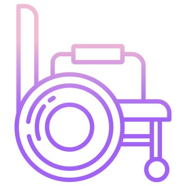 Bir robot simgesinin vektör illüstrasyonu