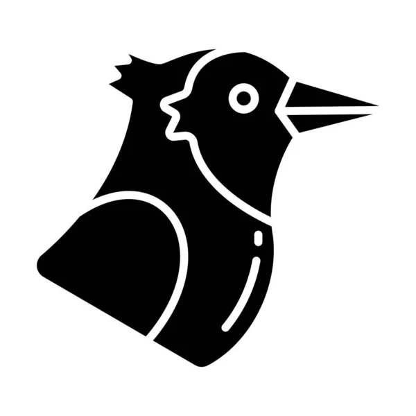 Icono Pato Ilustración Simple Los Iconos Vector Aves Para Web — Vector de stock