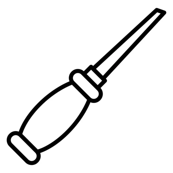 Screwdriver Web Icon Simple Illustration — Stock Vector