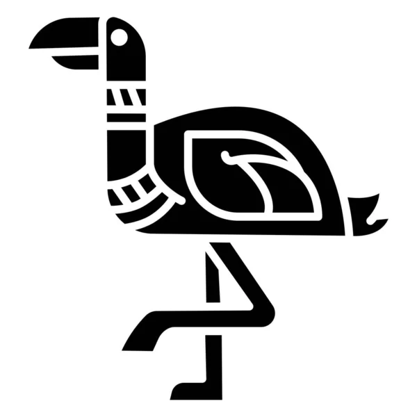 Illustration Vectorielle Une Icône Oiseau — Image vectorielle