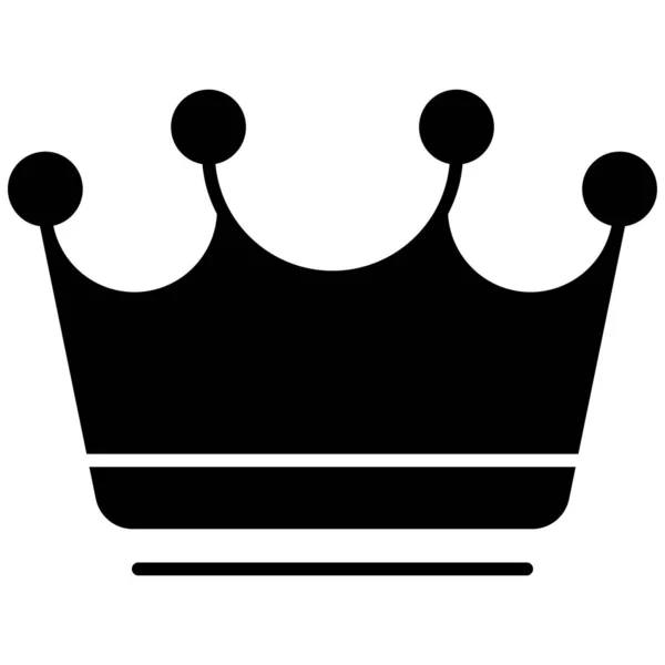 Crown Web Icon Vektorillustration — Stock vektor