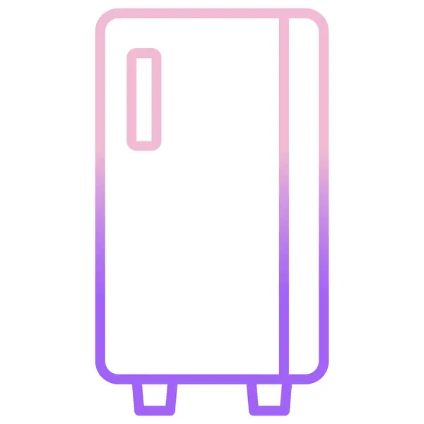 Réfrigérateur Icône Vectoriel Illustration — Image vectorielle