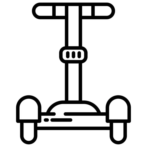 Scooter Icono Web Diseño Simple — Archivo Imágenes Vectoriales