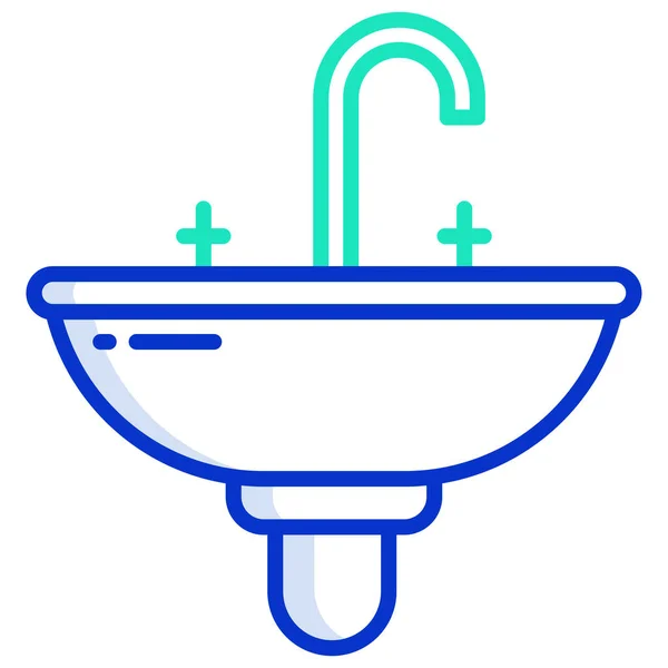 Wash Web Icon Simple Vector Illustration — Stock Vector