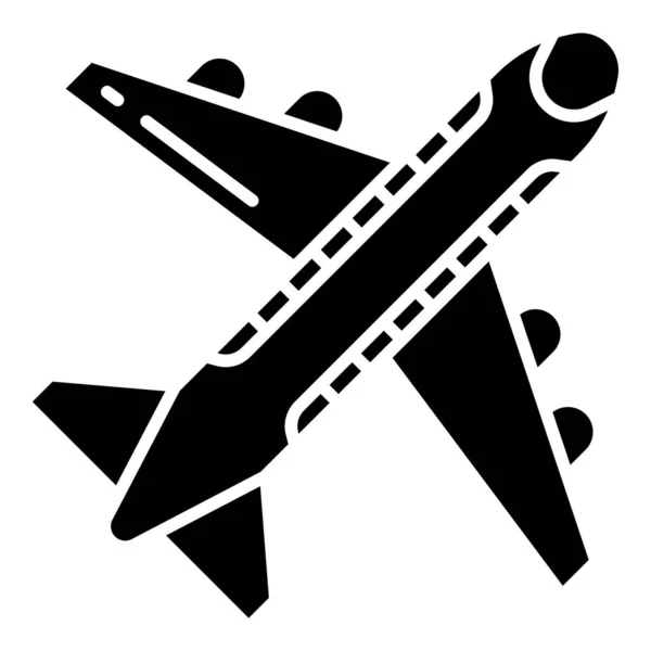 Vektorillustration Des Flugzeug Symbols — Stockvektor