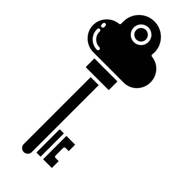 Ключ Иконка Сайта — стоковый вектор