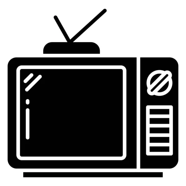 Televisione Icona Semplice Illustrazione Vettoriale — Vettoriale Stock