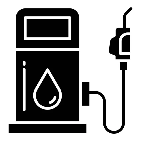 Posto Gasolina Vector Ilustração Fundo —  Vetores de Stock