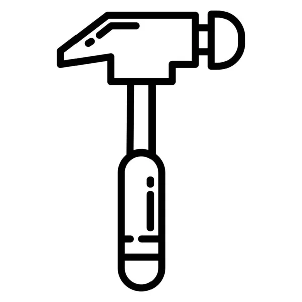 Hammer Symbol Vektor Illustration — Stockvektor