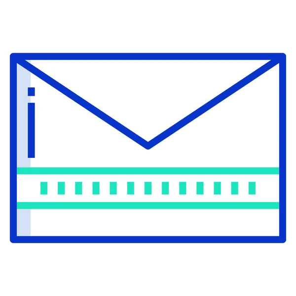 Correo Icono Web Ilustración Simple — Archivo Imágenes Vectoriales