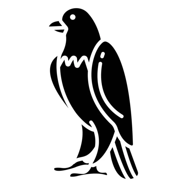 Icono Vector Simple Ilustración Pájaro Águila — Vector de stock