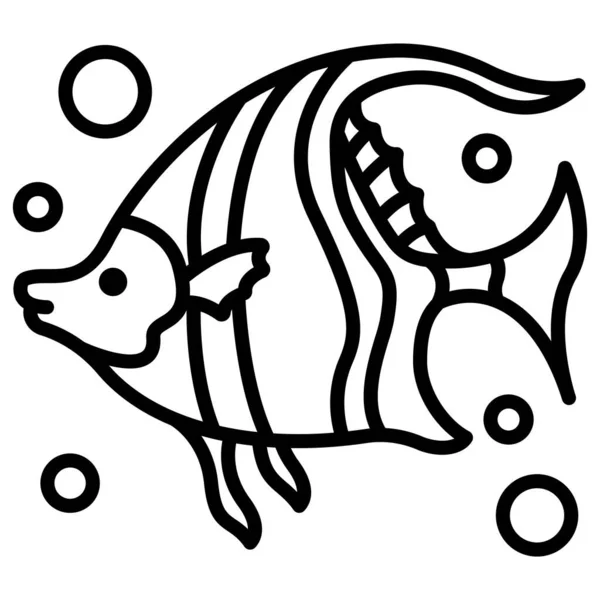 아이콘 물고기의 — 스톡 벡터