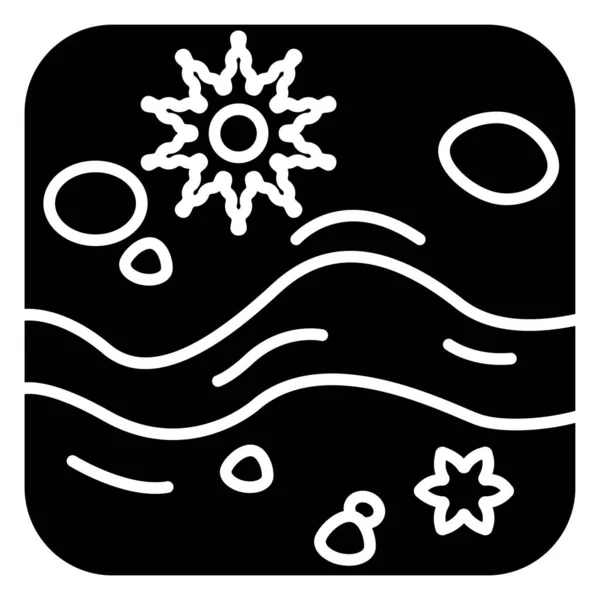 Wasser Web Symbol Einfache Illustration — Stockvektor