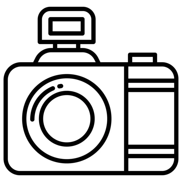 Camera Web Icon Simple Illustration — Stock Vector