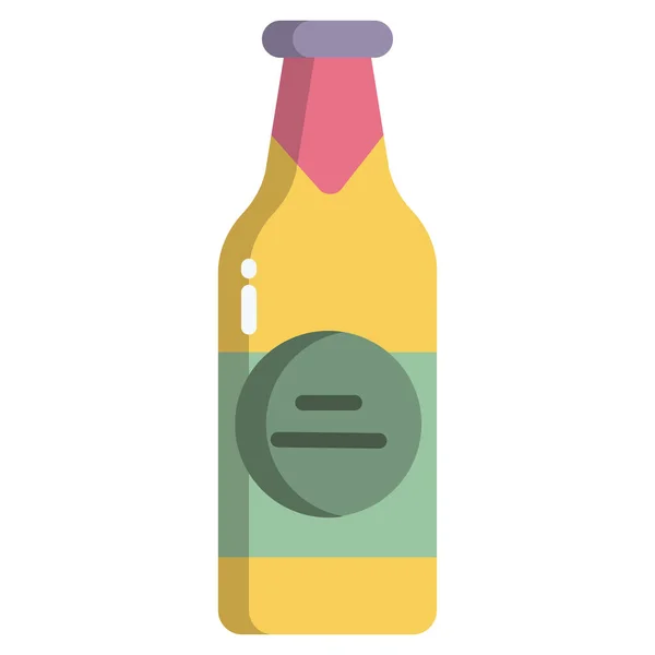 Ícone Web Cerveja Ilustração Vetorial — Vetor de Stock