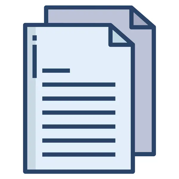 Documento Icono Web Ilustración Simple — Archivo Imágenes Vectoriales