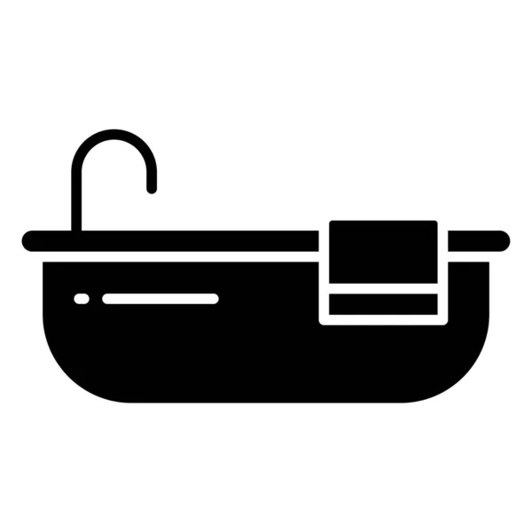 矢量图的浴缸 — 图库矢量图片