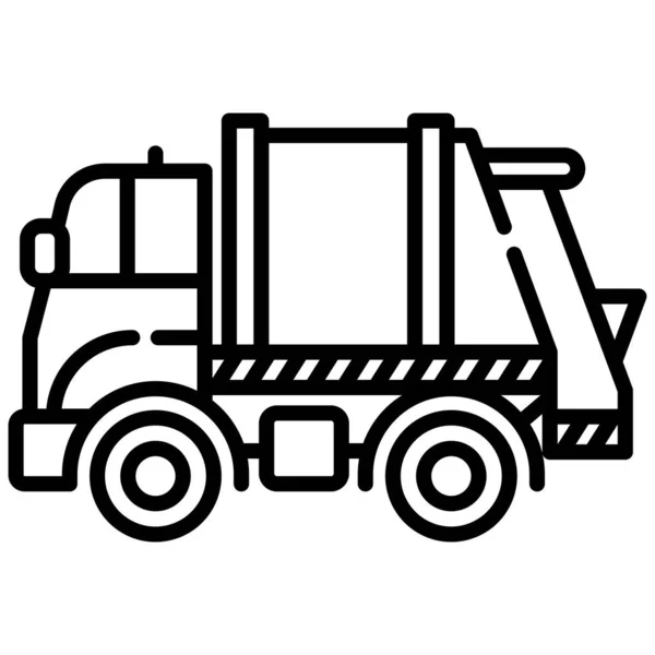 Truck Web Icon Simple Illustration — Stock Vector