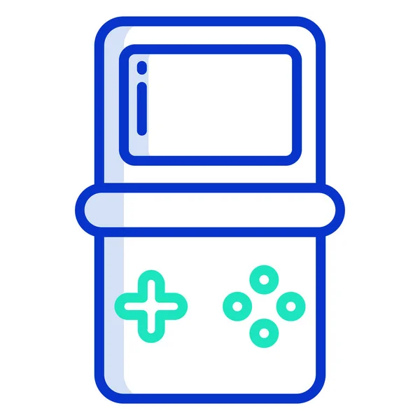 Tetris Simple Vector Icon White Background — Stock Vector