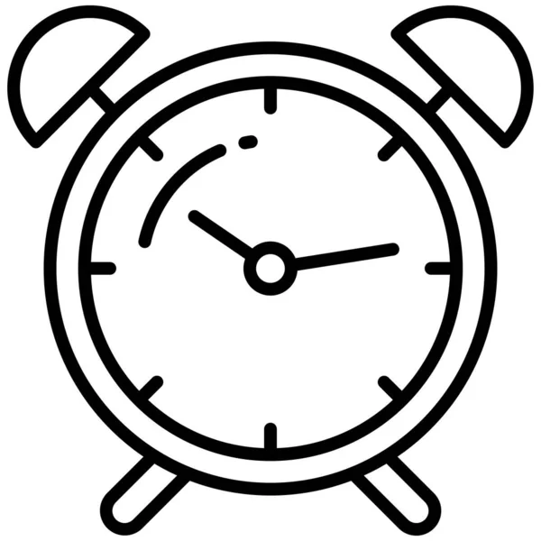 Vector Illustration Alarm Clock — Stock Vector