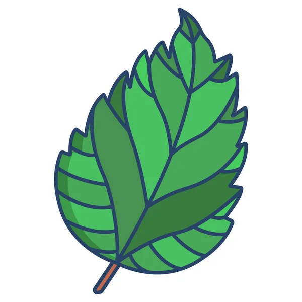 Icono Hoja Ilustración Vectorial — Vector de stock