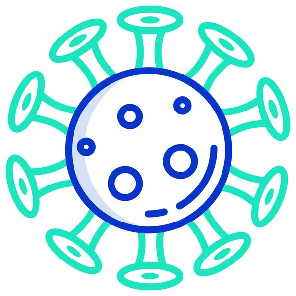 Virus Icono Simple Ilustración Vectorial — Vector de stock