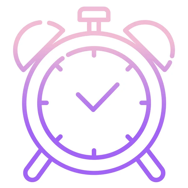 Ilustración Vectorial Del Reloj Despertador — Vector de stock