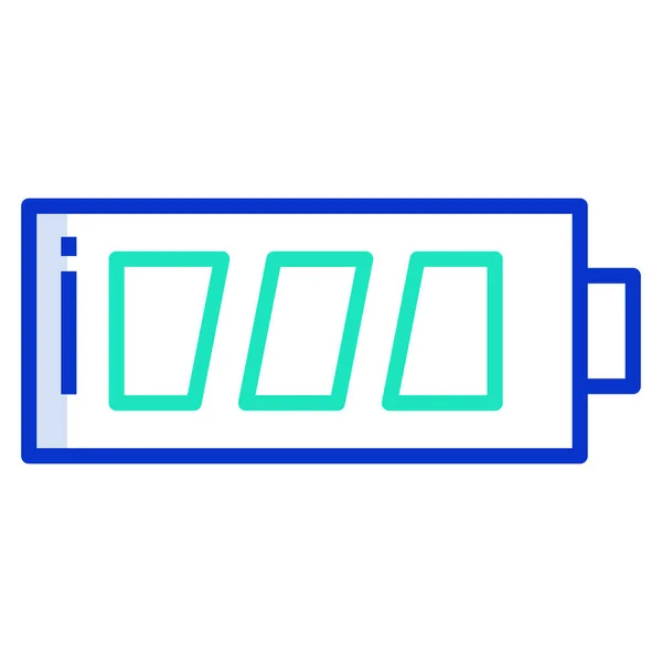 Battery Charge Simple Design — Stock Vector