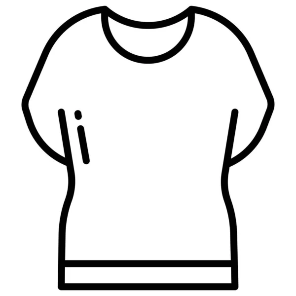 Shirt Ícone Simples Ilustração Vetorial — Vetor de Stock