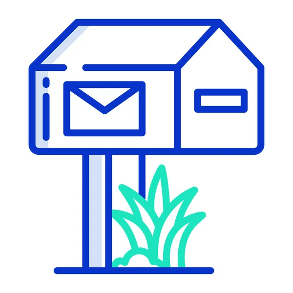 Mail Symbol Vektor Abbildung — Stockvektor