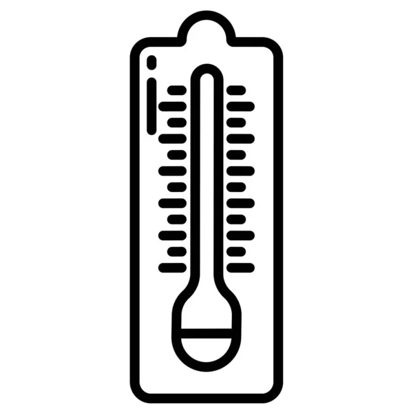 Temperature Simple Icon Vector Illustration — Stock Vector