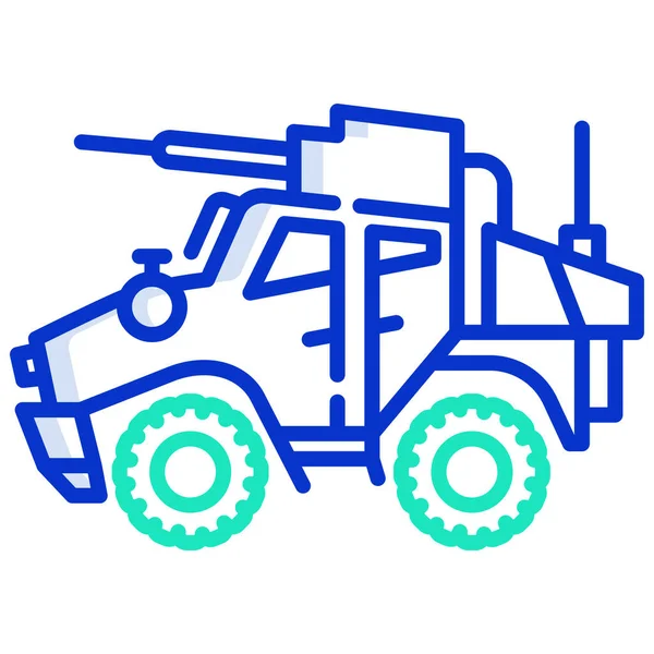 Tractor Icono Web Ilustración Simple — Vector de stock