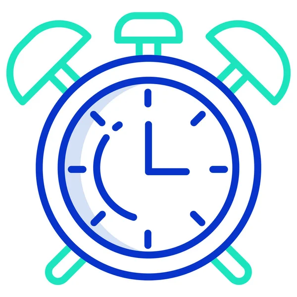 Horloge Icône Web Illustration Simple — Image vectorielle