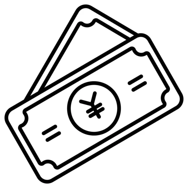 Peníze Webová Ikona Jednoduchá Ilustrace — Stockový vektor