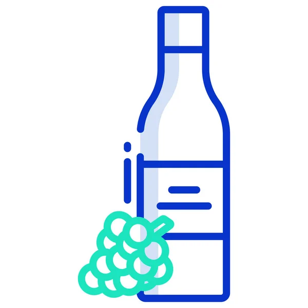 Flasche Symbol Vektor Illustration — Stockvektor