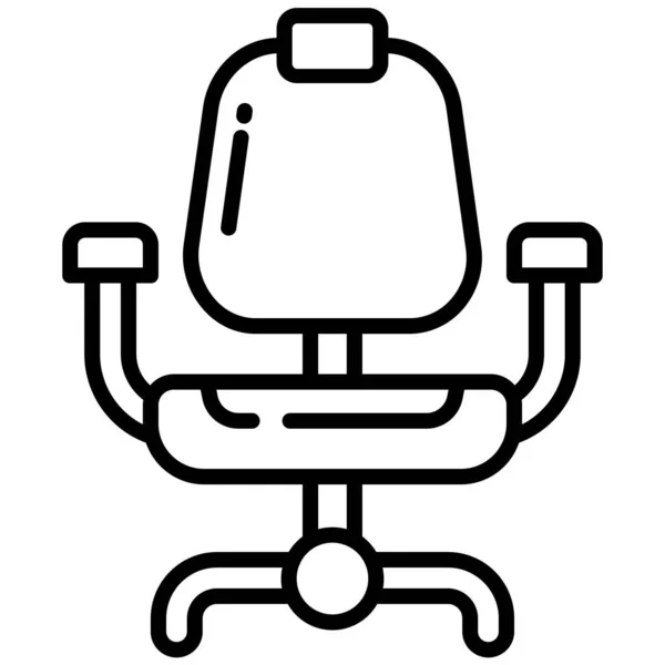 Office Chair Simple Design — Stock Vector